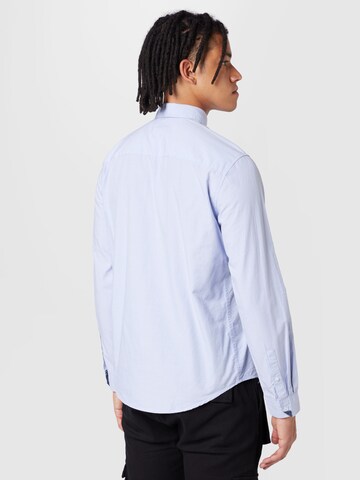 TOM TAILOR Regular fit Button Up Shirt in Blue