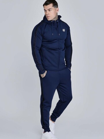 SikSilk Sweatsuit in Blue: front