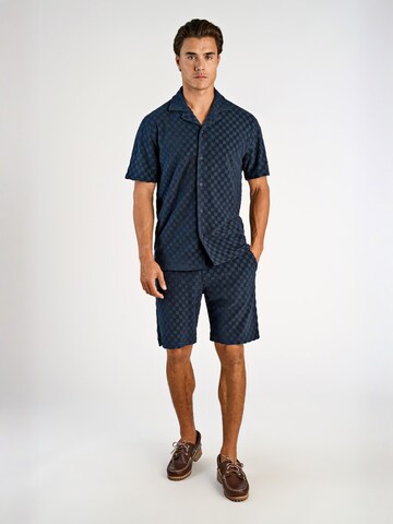 Lindbergh Regular fit Overhemd in Blauw