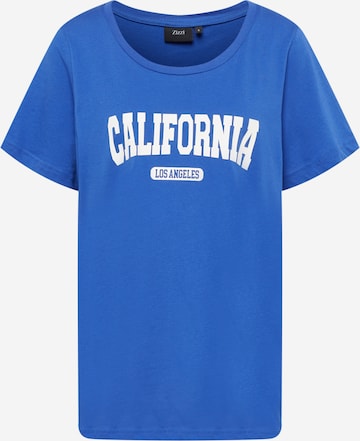 T-shirt 'TIFFANY' Zizzi en bleu : devant