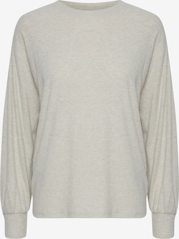 ICHI Sweatshirt 'IHKYLA LS' in Beige: predná strana