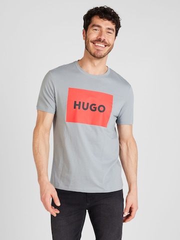 HUGO Red T-Shirt 'Dulive222' in Grau: predná strana