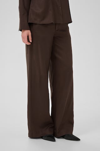 My Essential Wardrobe Wide Leg Bukser 'MWJojo' i brun: forside