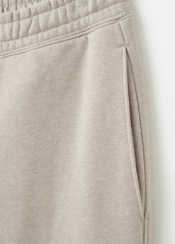 MANGO MAN Tapered Pants 'Cohen' in Beige