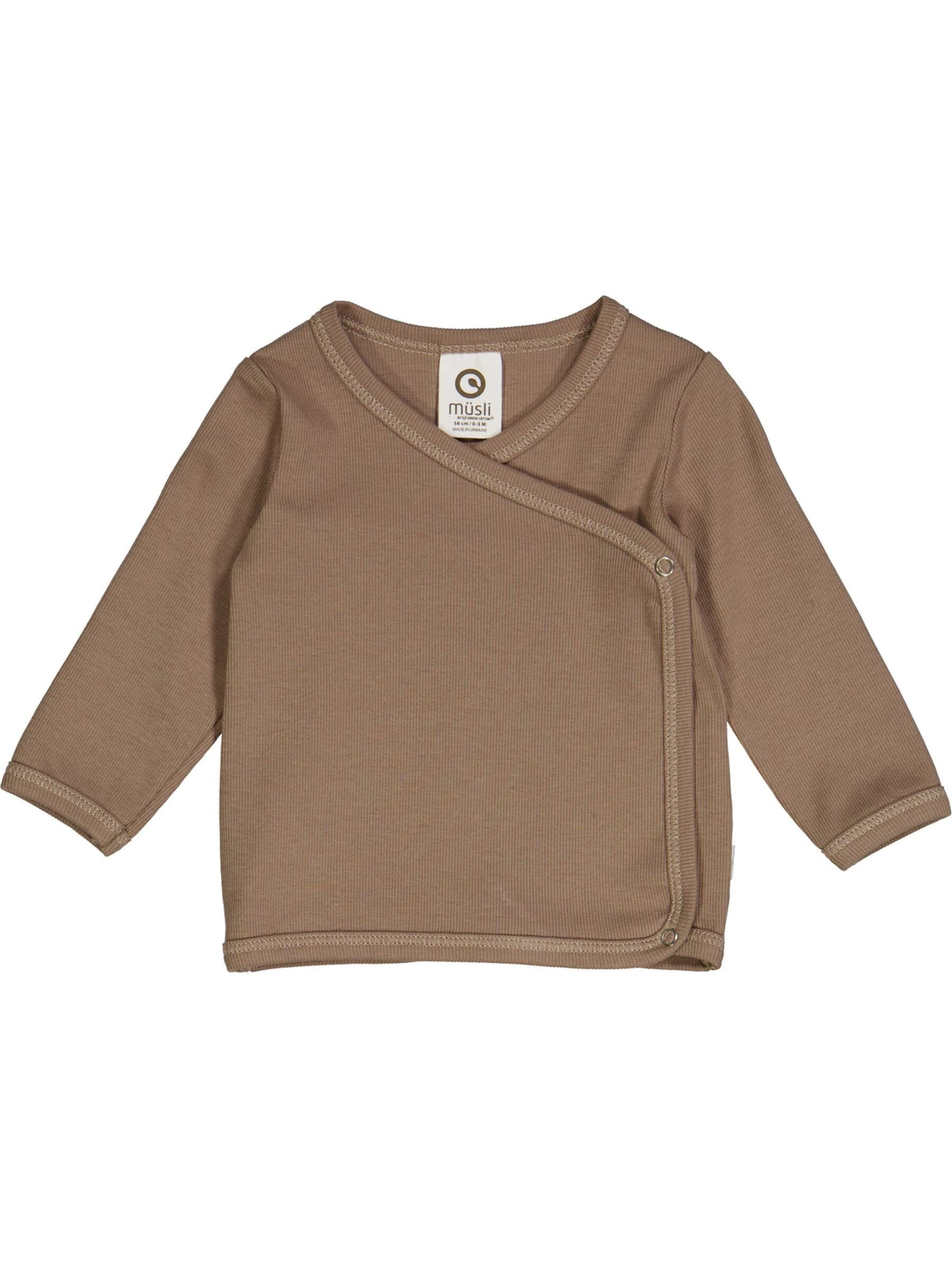 Giacchetta di Müsli by GREEN COTTON in marrone: frontale