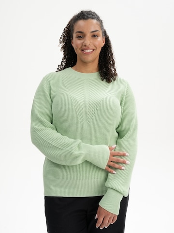 Pull-over 'Gauri' MELA en vert : devant