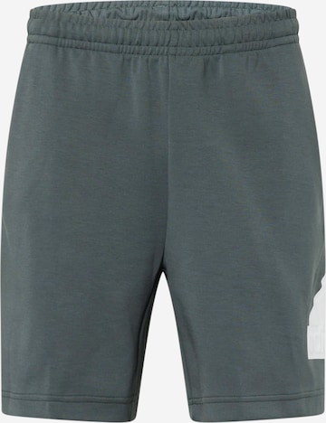 ADIDAS SPORTSWEARregular Sportske hlače 'BOS SHO' - zelena boja: prednji dio