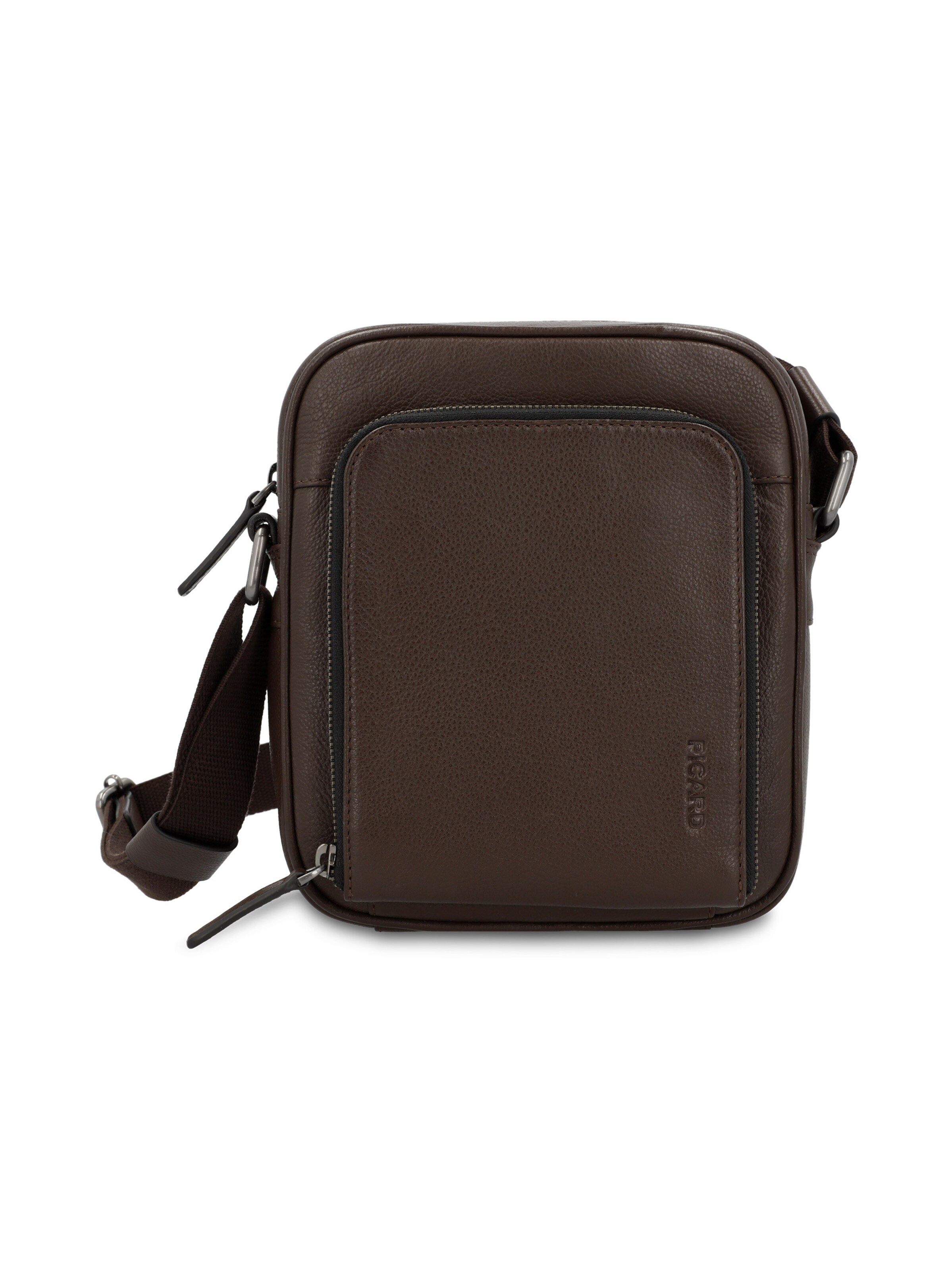 Picard Umhängetasche 'Paolo' in Braun: Vorderseite