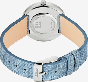 s.Oliver Analog Watch in Blue