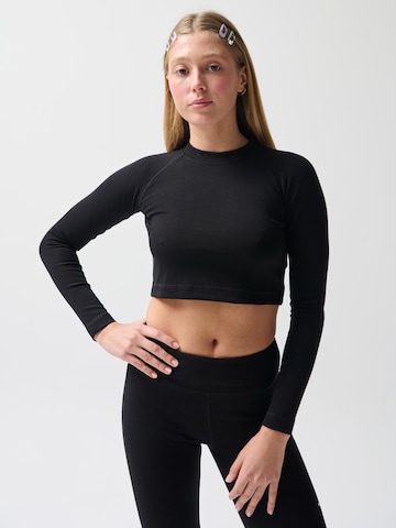 T-Shirt NoWear en noir : devant