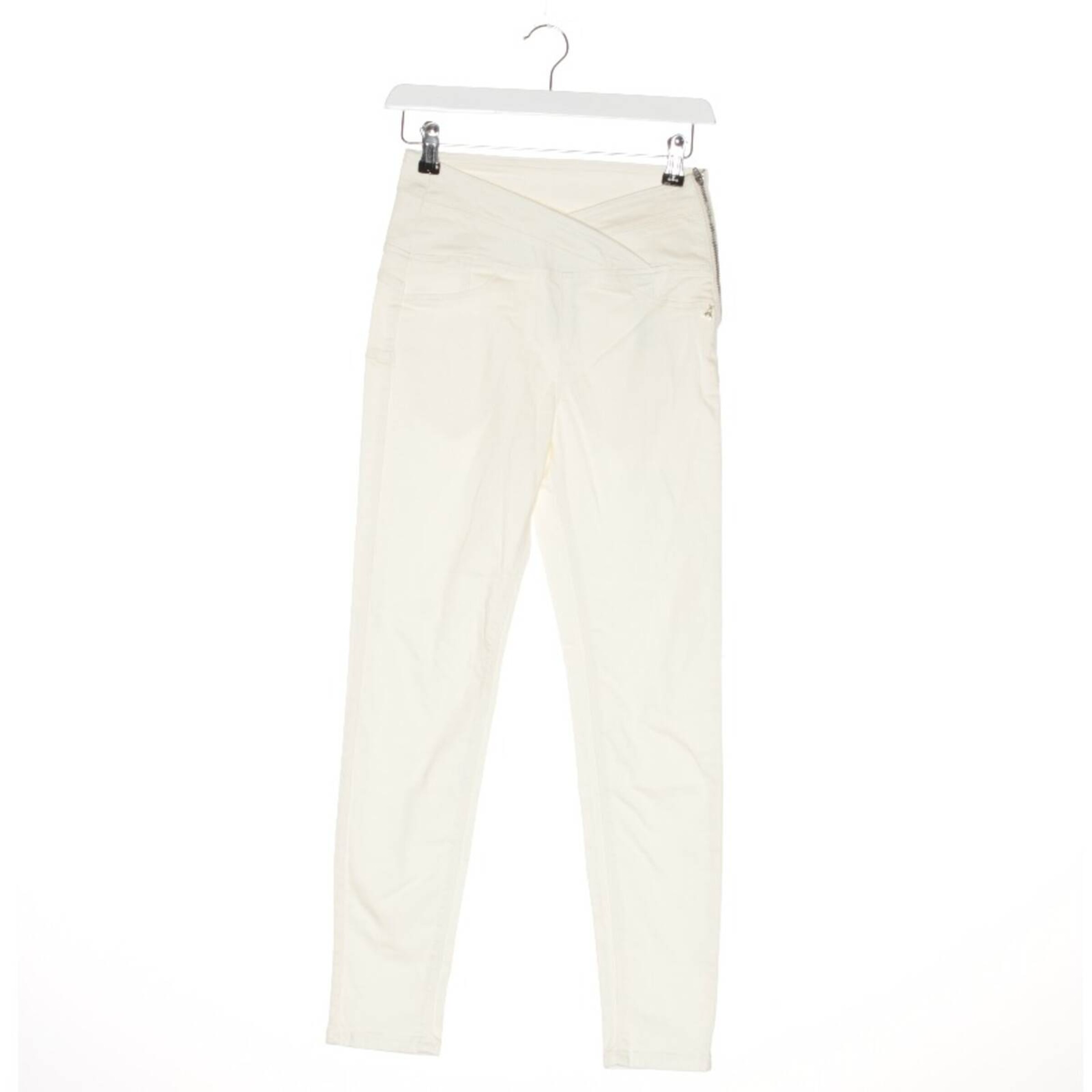 PATRIZIA PEPE Pants in XS in White: front
