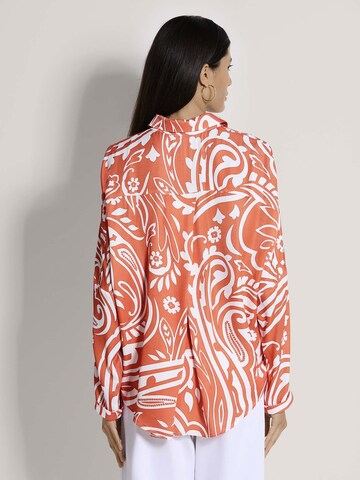 Chemisier MADELEINE en orange