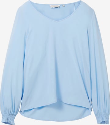 TOM TAILOR DENIM Blouse in Blue: front