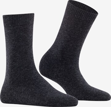 FALKE Къси чорапи 'Cosy Wool' в сиво