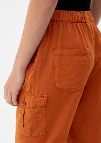 QS Regular Cargo Pants in Orange