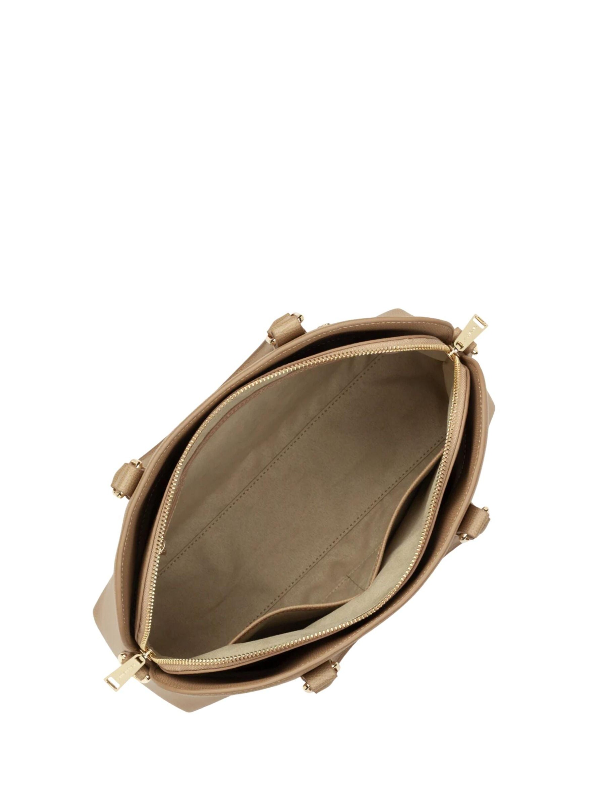 LANCASTER Paris Crossbody Bag in Beige