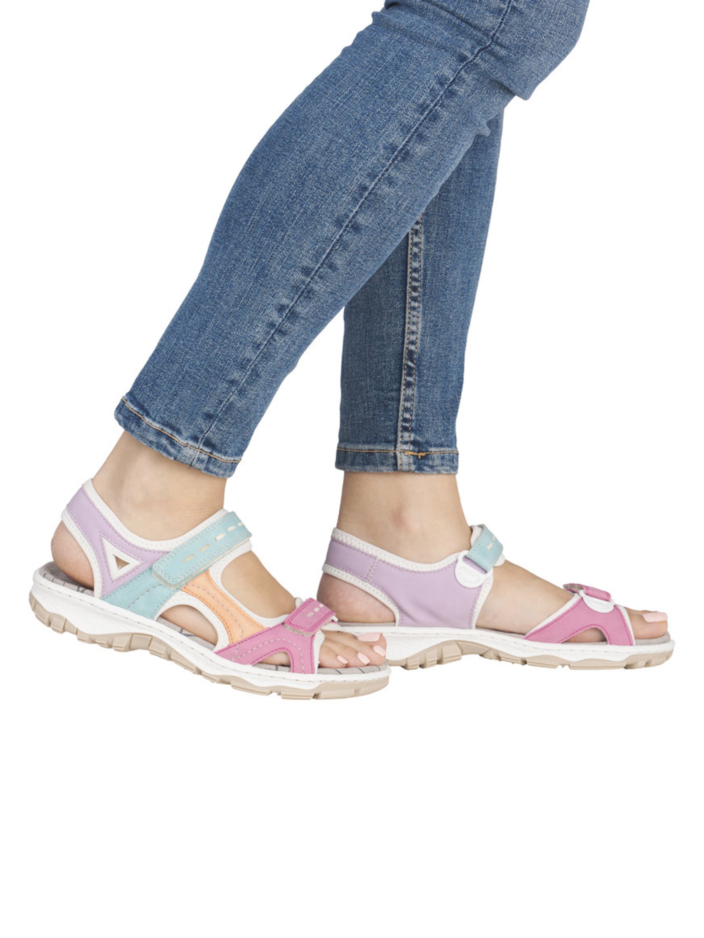 Rieker Сандали в пъстро