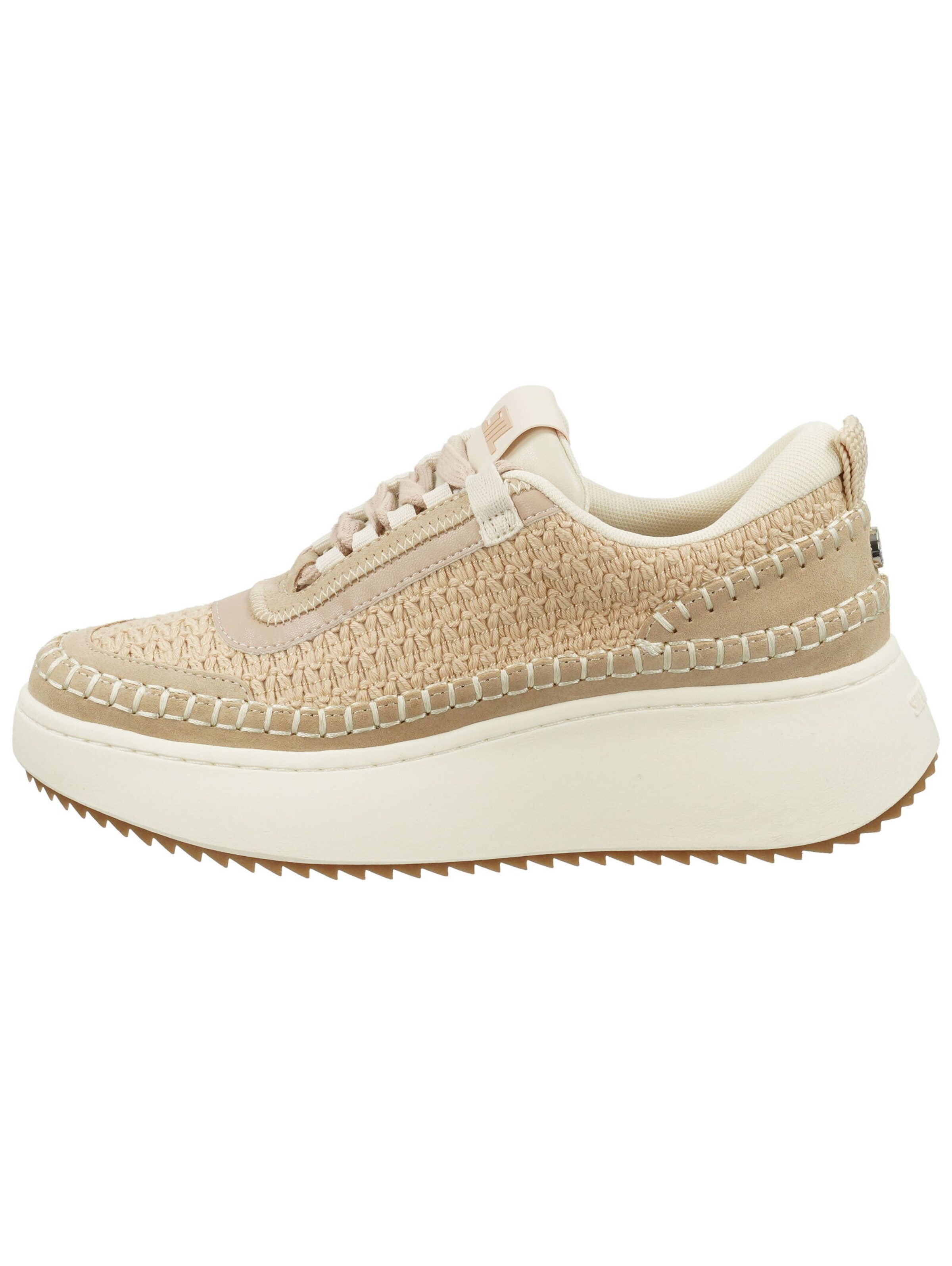 STEVE MADDEN Platform trainers in Beige