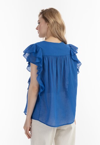 DreiMaster Vintage Bluse in Blau