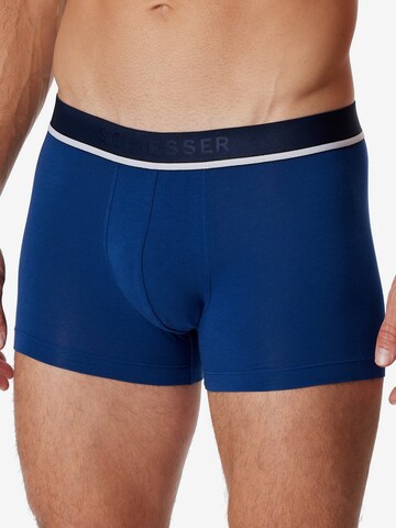 Boxers SCHIESSER en bleu : devant