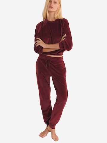 Pantaloncini da pigiama 'Bayron' di ETAM in rosso