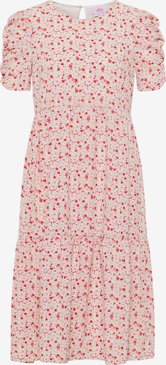MYMO Kleid in mischfarben / rosa / rot, Produktansicht