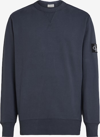 Calvin Klein Jeans - Sudadera en azul: frente
