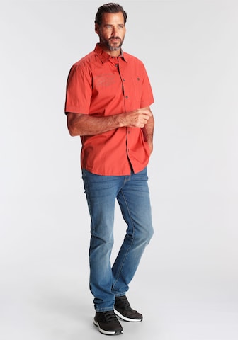 Man's World Regular fit Business Shirt in Red