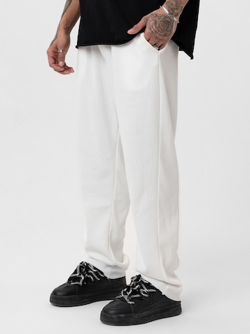 Dandalo - Loosefit Pantalón 'Teddeo' en blanco