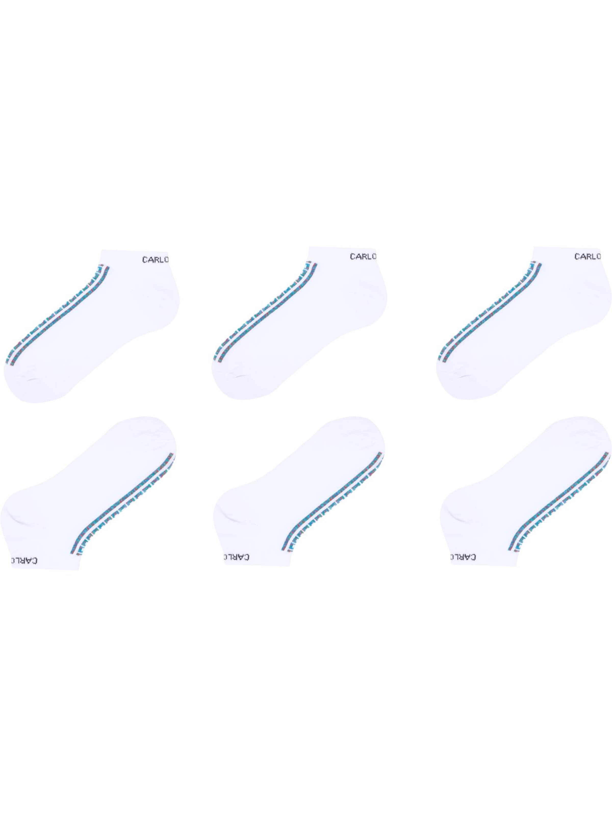 Carlo Colucci Socks ' Deromedi ' in White