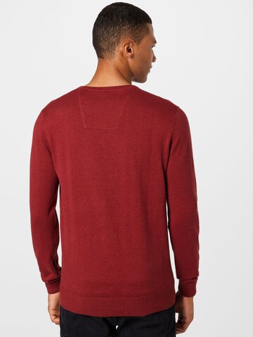 Coupe regular Pull-over TOM TAILOR en marron