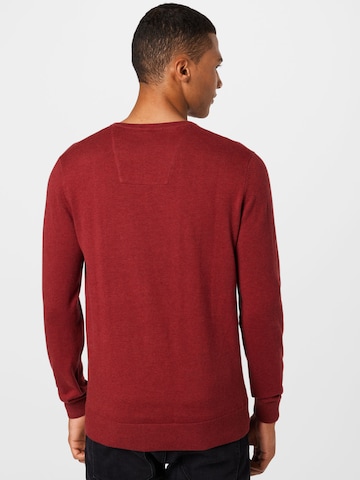 TOM TAILOR Regular fit Sweater in Brown