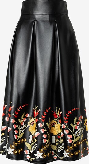 Ana Alcazar Rok ' Bylosophy ' in de kleur Geel / Groen / Zwart, Productweergave