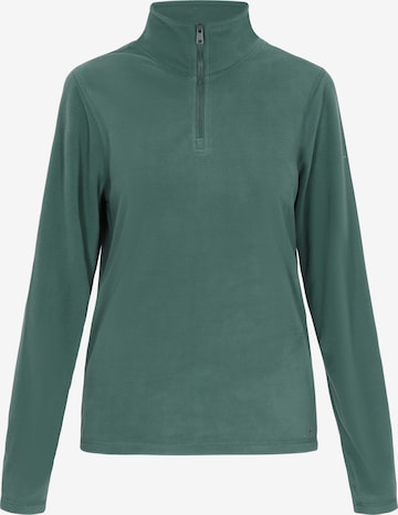 Pullover di swirly in verde: frontale