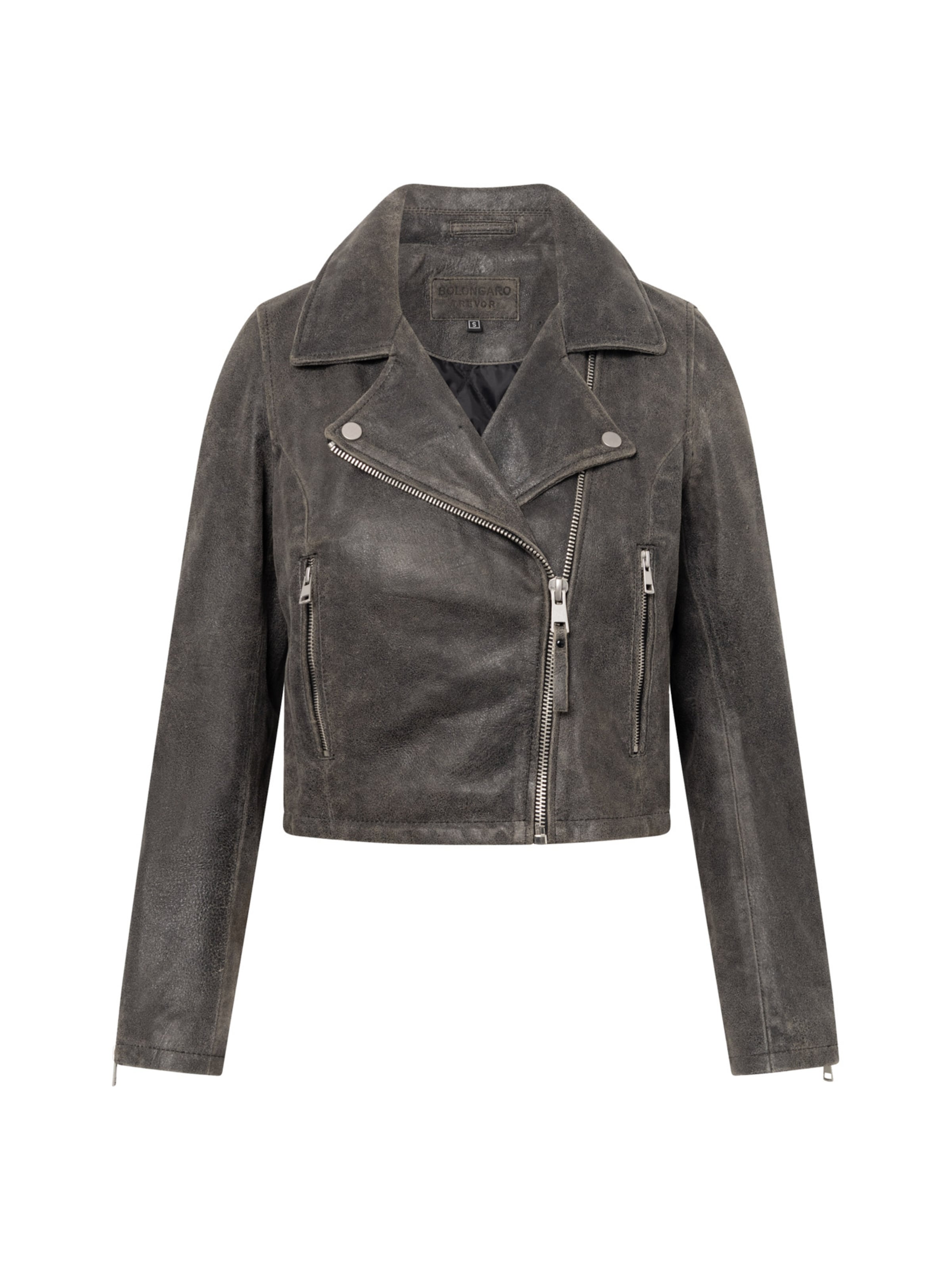 Bolongaro Trevor Tussenjas ' Katie Biker ' in Grijs: voorkant