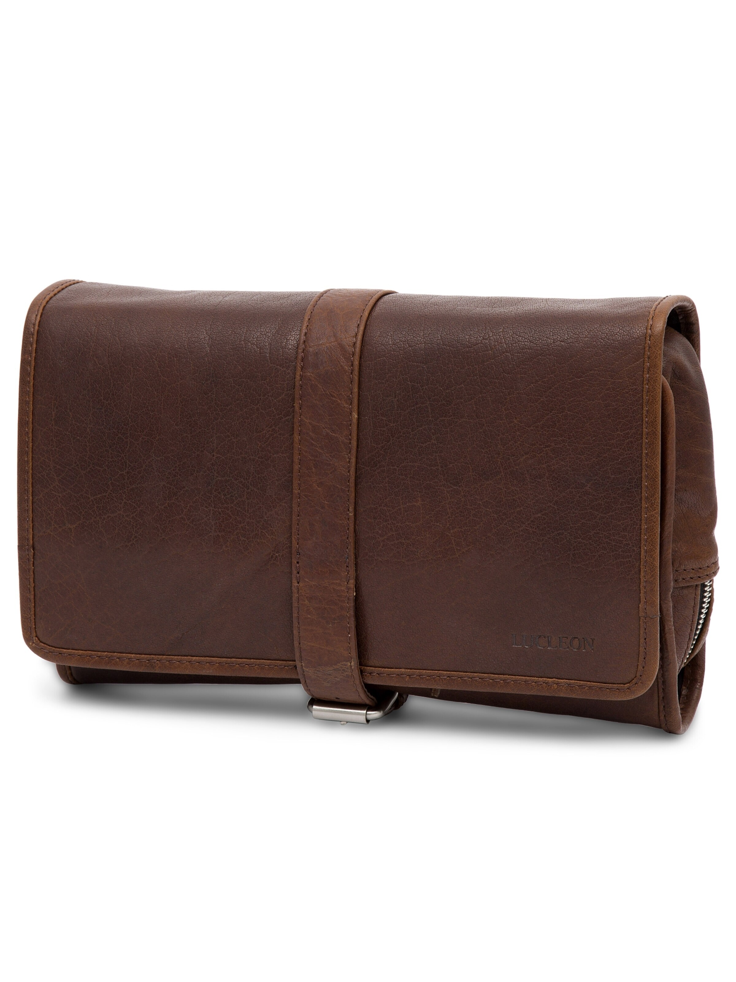 Lucleon Toiletry Bag 'Montreal' in Brown