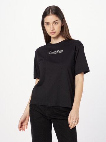 Calvin Klein T-Shirt in Schwarz: Vorderseite
