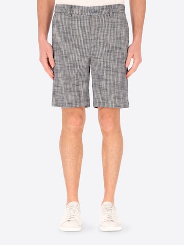 Distretto12 Regular Chino 'Fiesole' in Blauw: voorkant