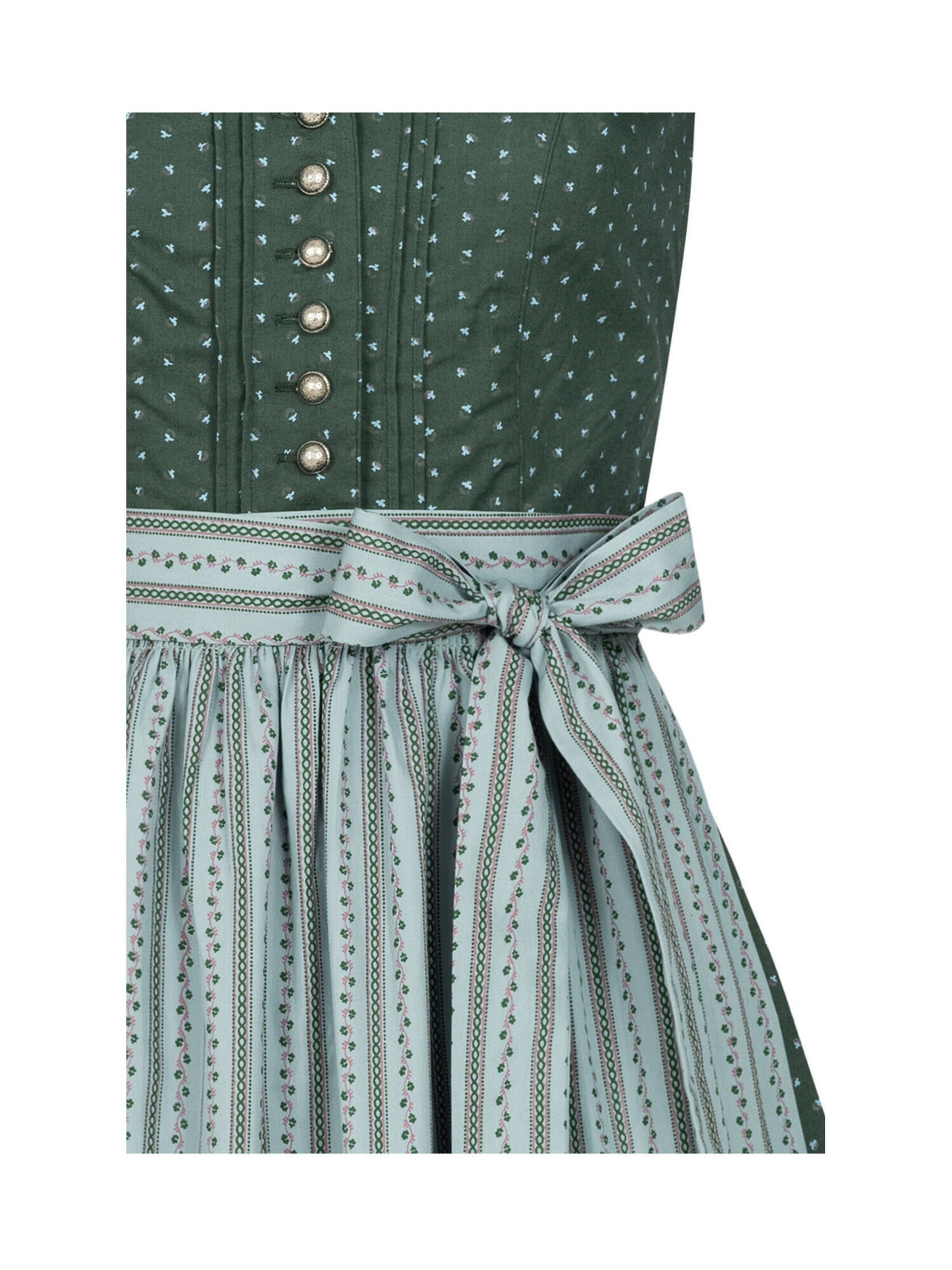 Trachtenhof Nübler Dirndl 'Dirndl midi Jette' in Green