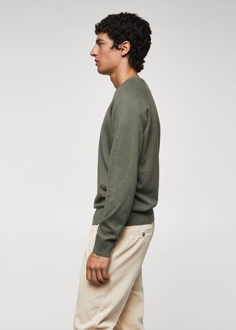 MANGO MAN Pullover in Grün