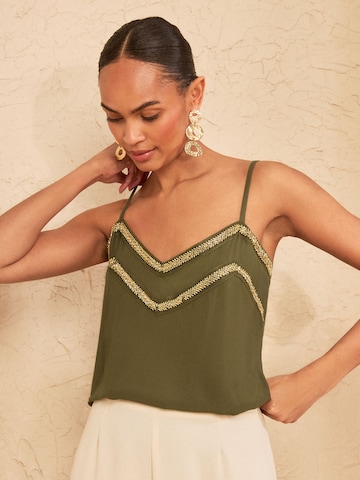 love & roses Top in Grün