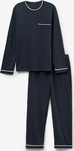 Tezenis Long Pajamas in Blue: front