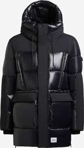 Veste d’hiver 'Tone' khujo en noir : devant