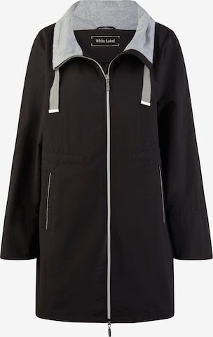 White Label Between-Seasons Parka in Black: front
