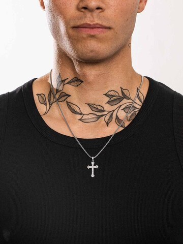 warpedsense Kette 'Kreuz'‌‌‌‌‌‌‌‌‌‌ in Silber