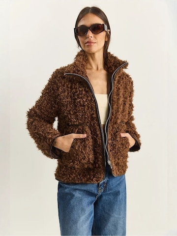 Bianco Lucci Between-Season Jacket in Brown