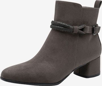 MARCO TOZZI Enkellaarsjes in Grijs: voorkant