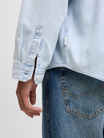 JACK & JONES Классический крой Рубашка 'JORNORREBRO' в Синий