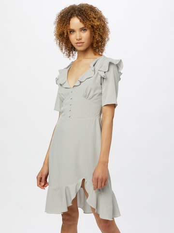 NA-KD Summer Dress in Grey: front