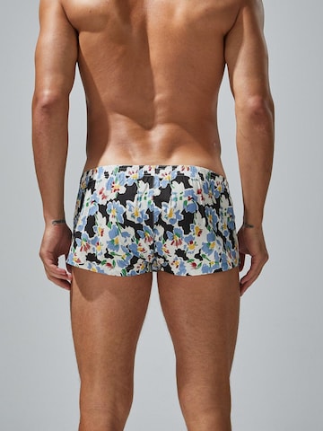 SEOBEAN Boxer shorts 'Tropical' in Blue